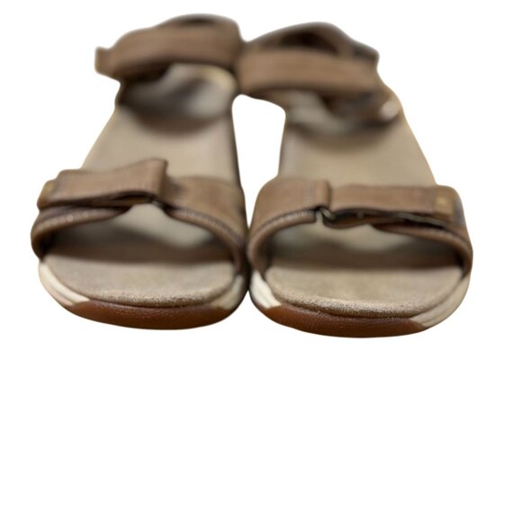 Abeo Goleta II Brown Leather Strap Sandals Adjustable Ankle & Toe Straps Size 10 - Picture 8 of 9